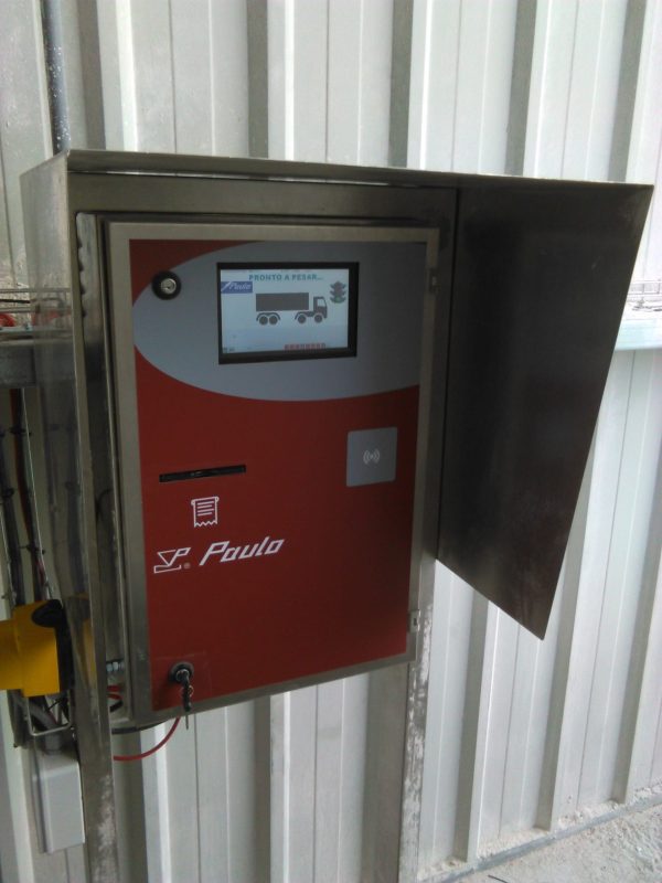 Terminal Industrial Auto-Serviço BPTAS12 Paulo Balanças Ponte Báscula Balança