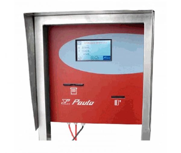 Monitor Balança Terminal Industrial Auto-Serviço BPTAS12 Paulo Balanças Ponte Báscula