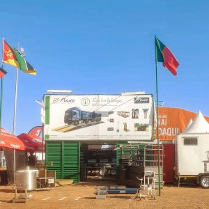 stand Balanças Paulo na Feira Agropecuária, Comercial e Industrial de Moçambique